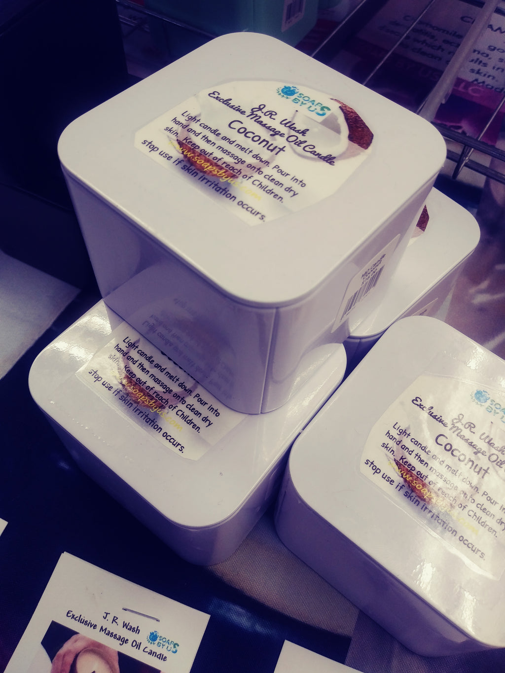 Exclusive Massage Oil Candles (Body) (Dropdown Menu)