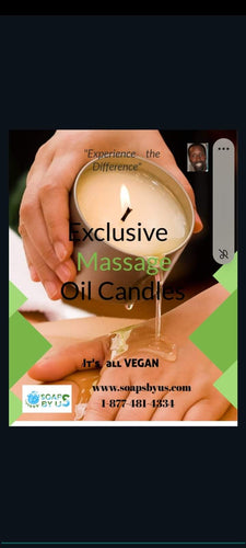 Exclusive Massage Oil Candles (Body) (Dropdown Menu)
